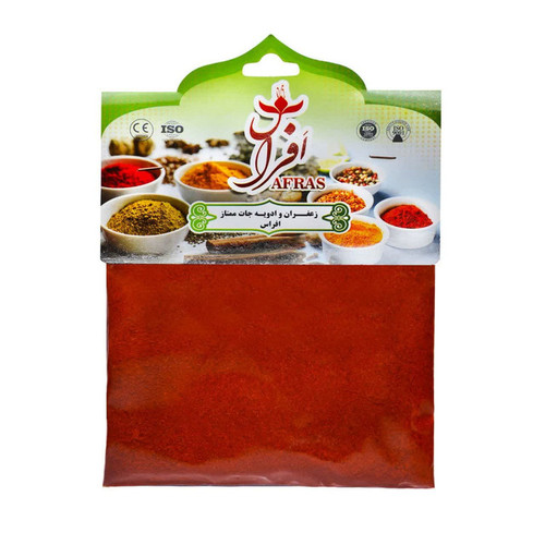 پودر پاپریکا افراس 50 گرم طعمی دلنشین