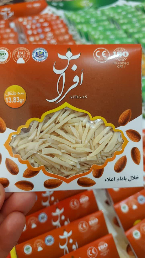 خلال بادام 10 گرمی تکی